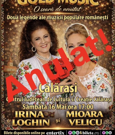 O seară de neuitat - Irina Loghin & Mioara Velicu - Anulat