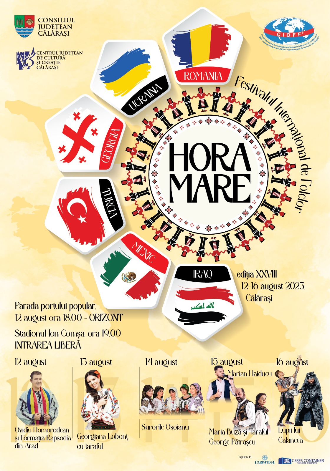 Festivalul international de Folclor   Hora Mare 12 august 2023